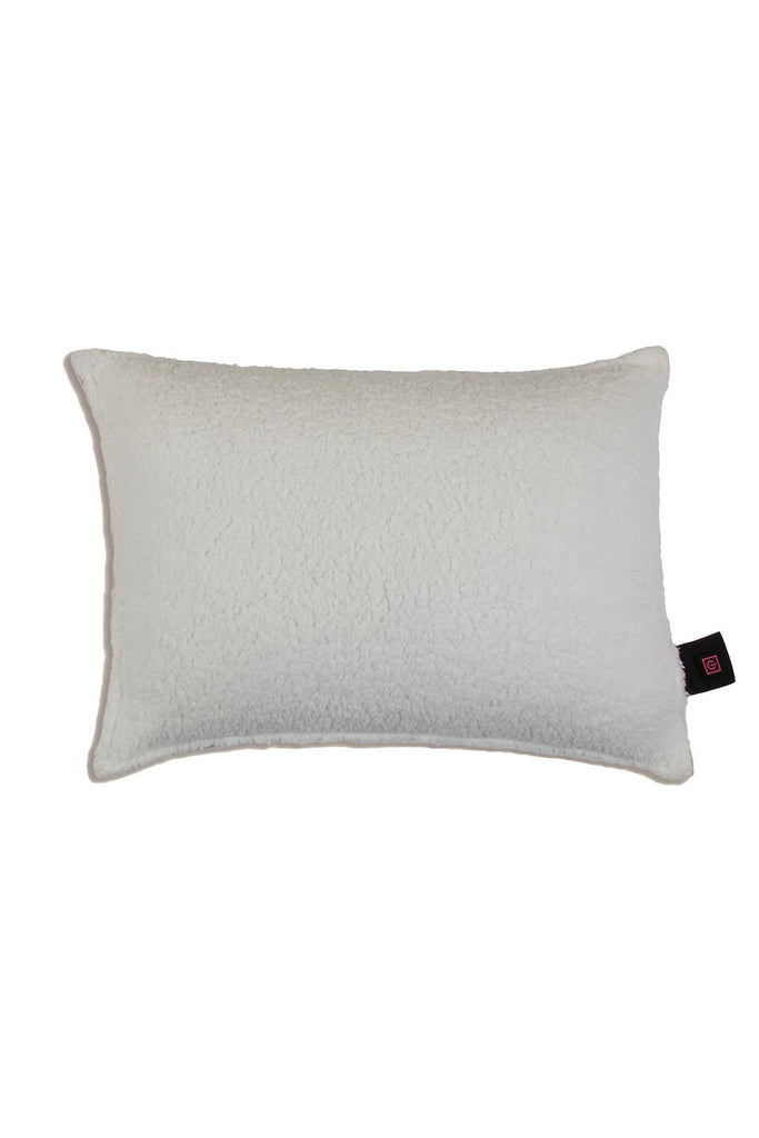 WARMTECK Bubble Fleece Heated Pillow-Heated Pillow-white-