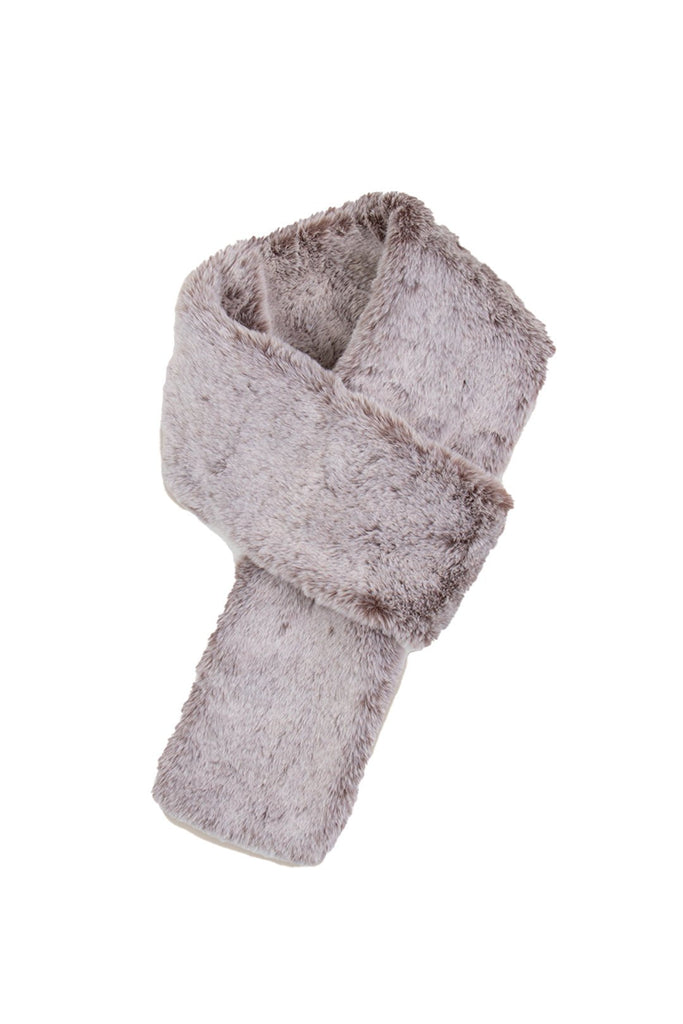 WARMTECK Unisex Angora Warm Heated Scarf-Gray-Heated Scarf--