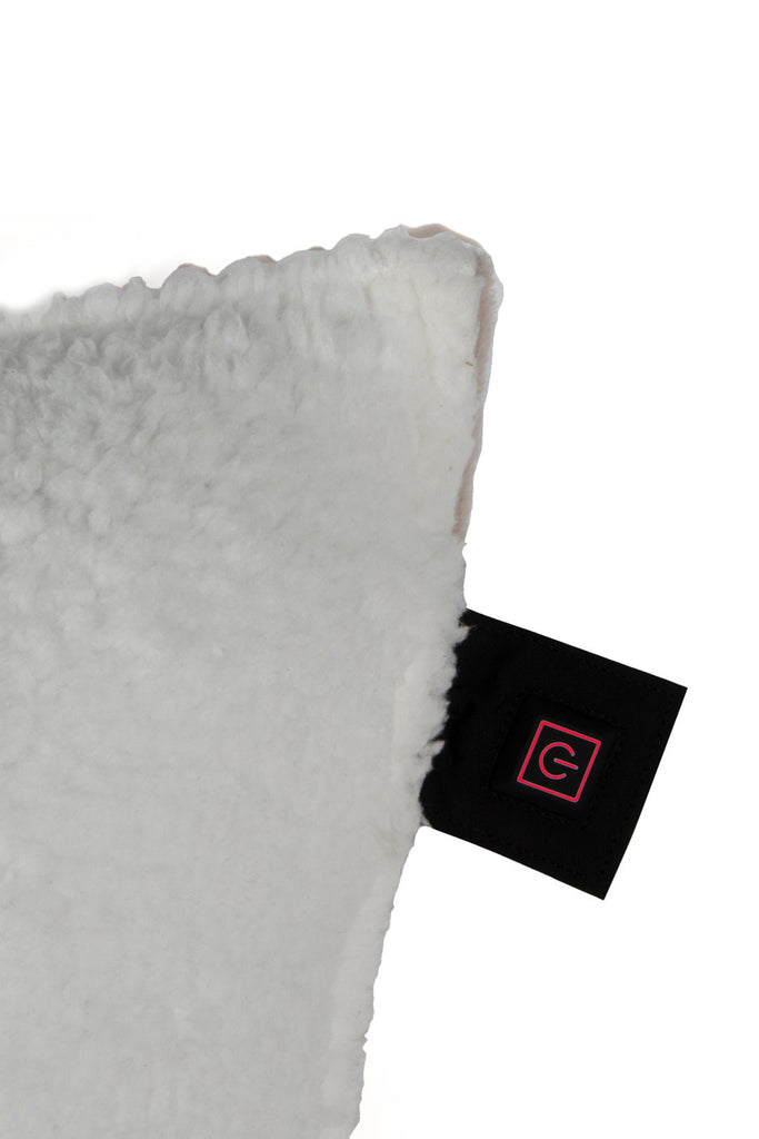 WARMTECK Bubble Fleece Heated Pillow-Heated Pillow-white-