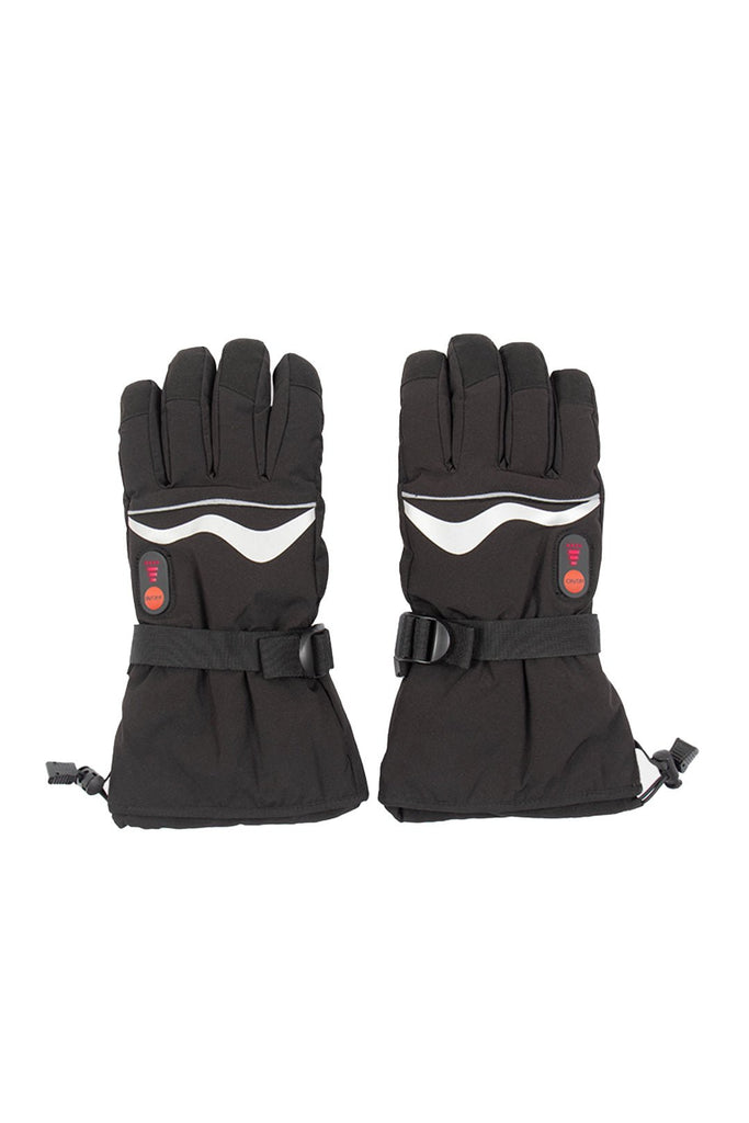 WARMTECK Wave Multifunctional Outdoor Heated Gloves-Black-Heated Gloves-S-