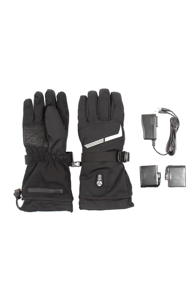 WARMTECK Mix Outdoor Warmer Heated Gloves-Black&Gray-Heated Gloves-S-